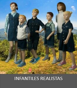 Maniquies Infantiles Realistas