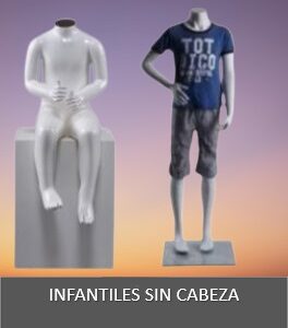 Maniquíes Infantiles sin cabeza