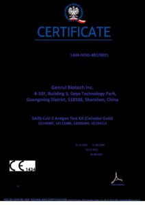 CE for antigen self test - latest