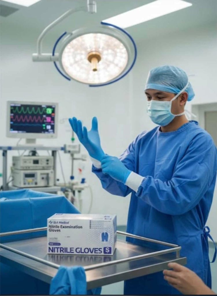 Guantes de Nitrilo I&A MEDICAL