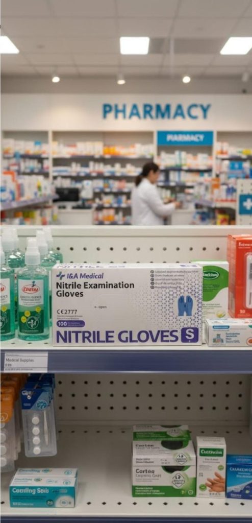 Guantes de Nitrilo I&A MEDICAL